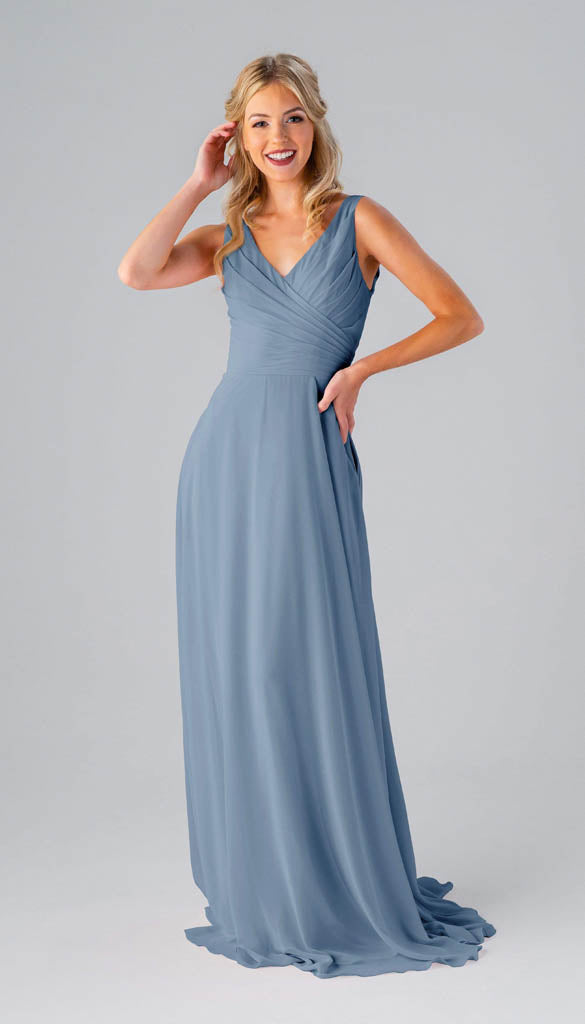 kennedy blue bridesmaid dress